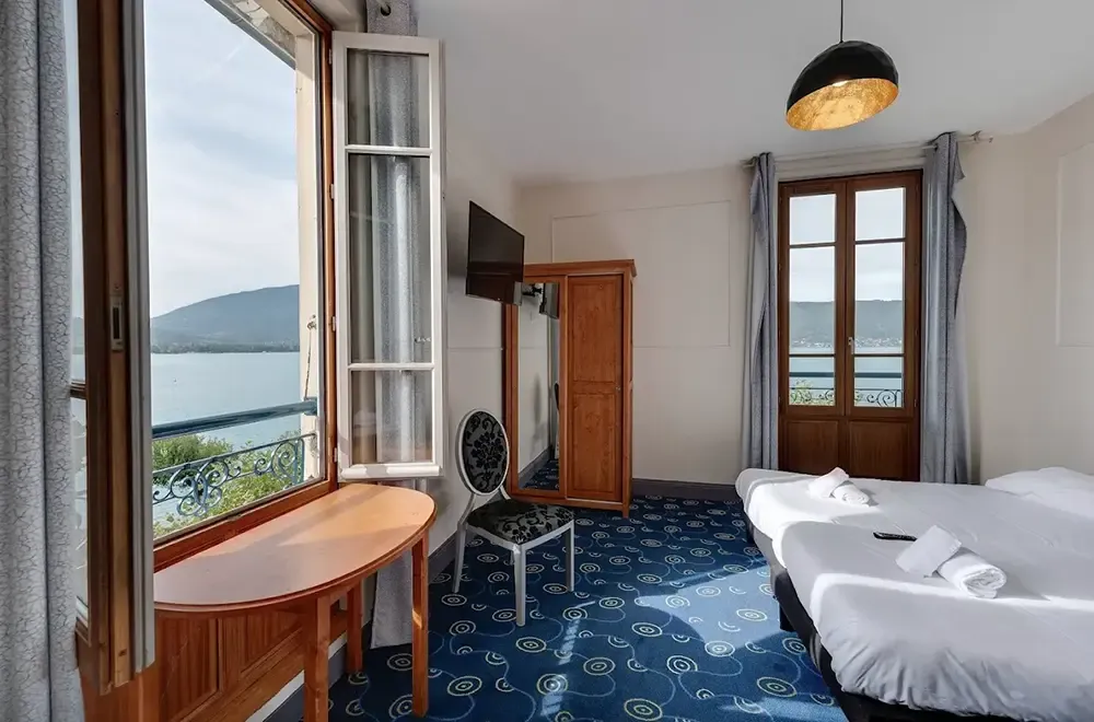 Chambre Vue Lac Annecy Pavillon Des Fleurs