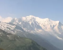 Payasage Ete Col De Voza Mont Blanc