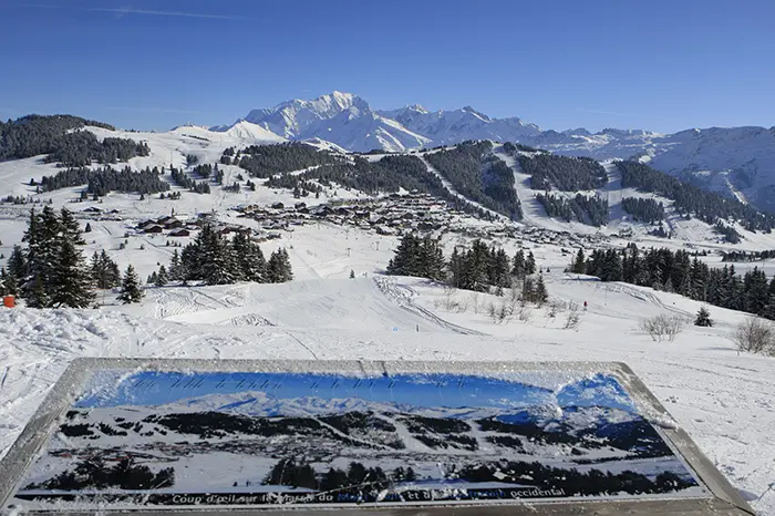 Station Les Saisies Massif Mont Blanc