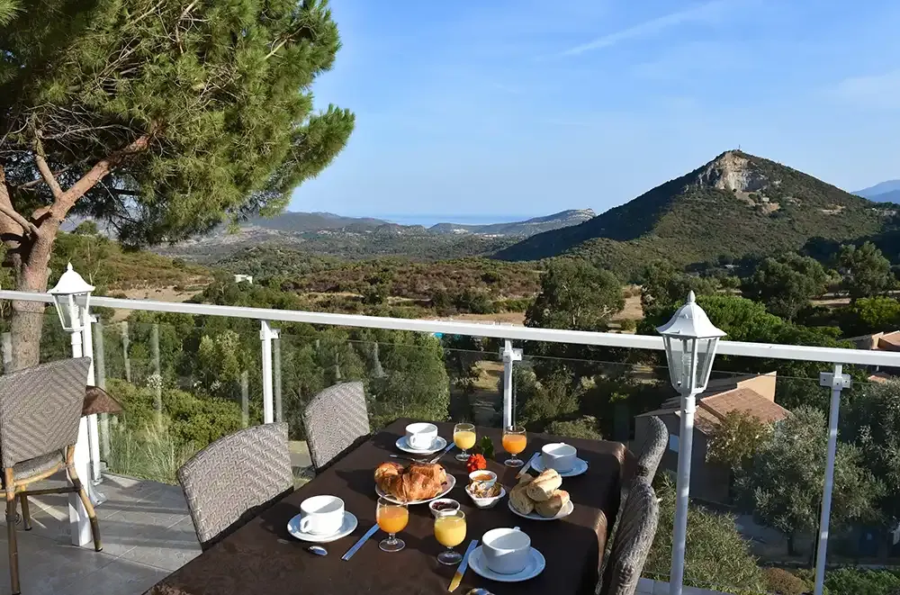 terrasse Résidence U Nebbiu