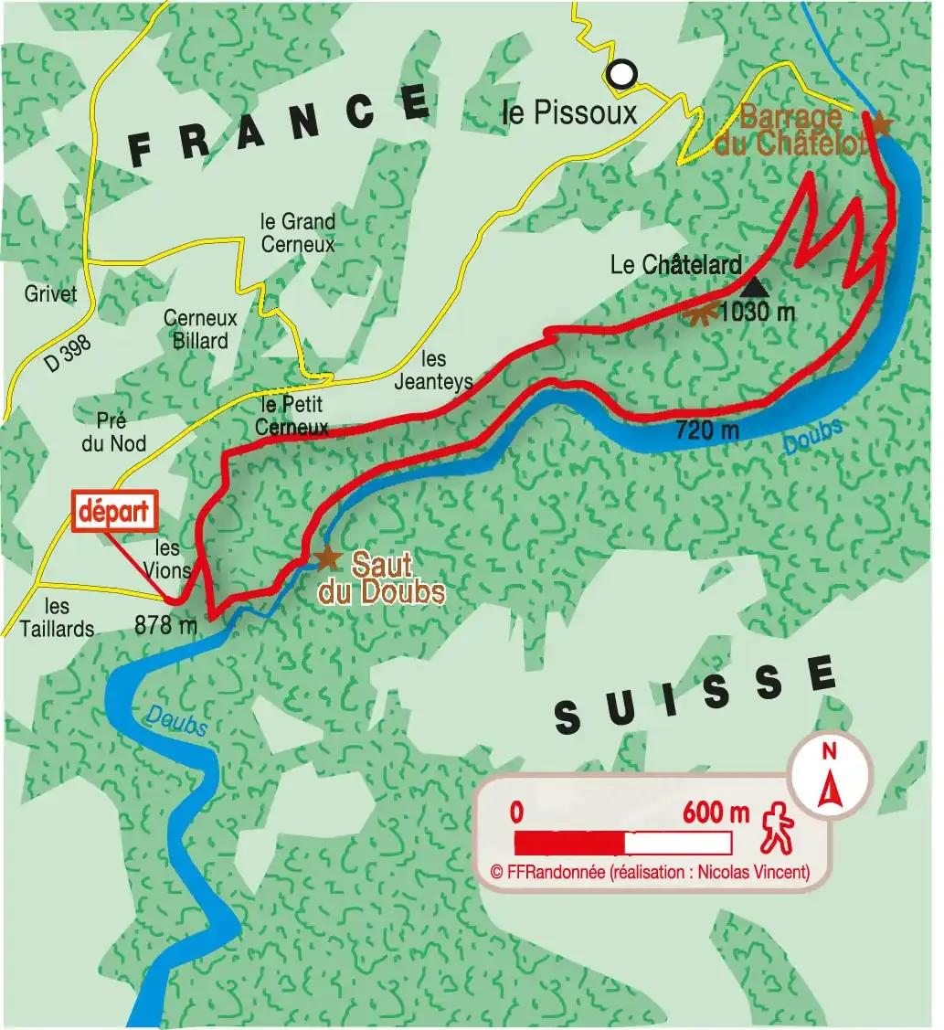 Croquis Saut Du Doubs