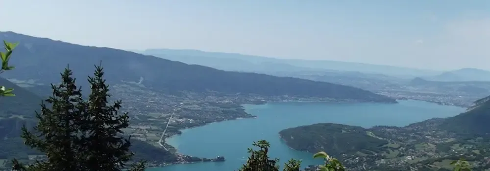 Lac Annecy Vue Col Forclaz Séminaires sur les rives du lac d’Annecy