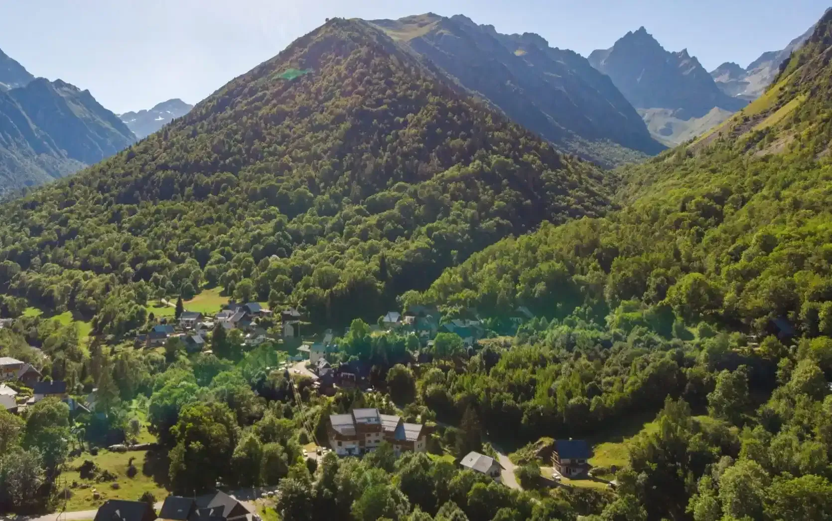 Vue Montagne Les Hameaux de la Perriere Vue Ete