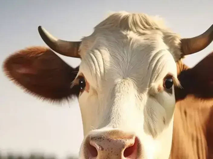 La vache Montbéliarde