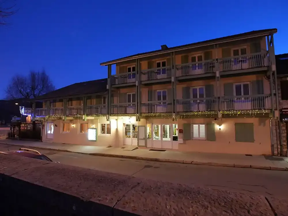 Vue Auberge Nuit