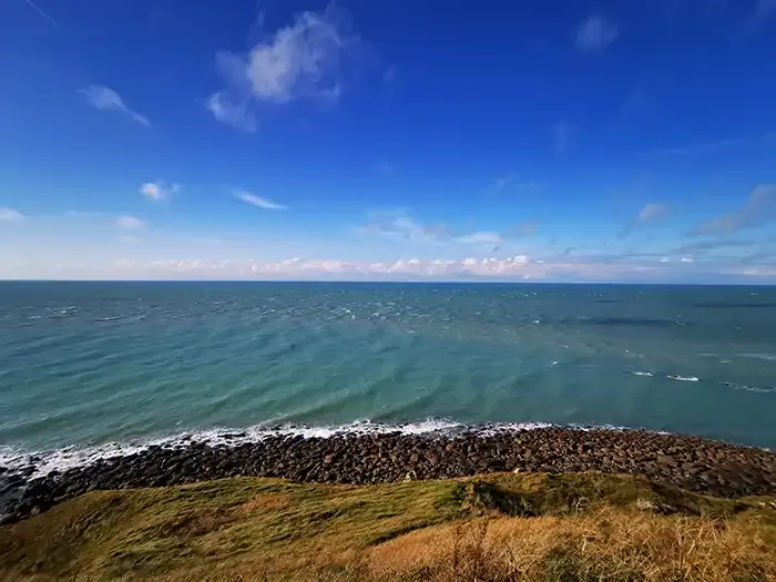 Paysage Du Nord De La France Plage Ciel Bleu