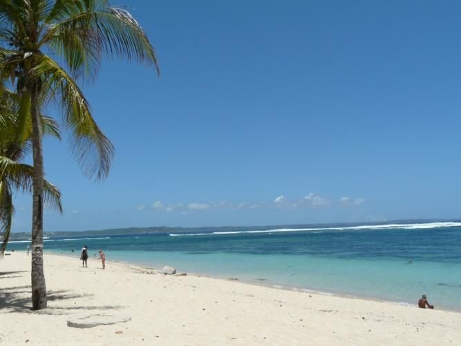 Plage Le Moule en Guadeloupe