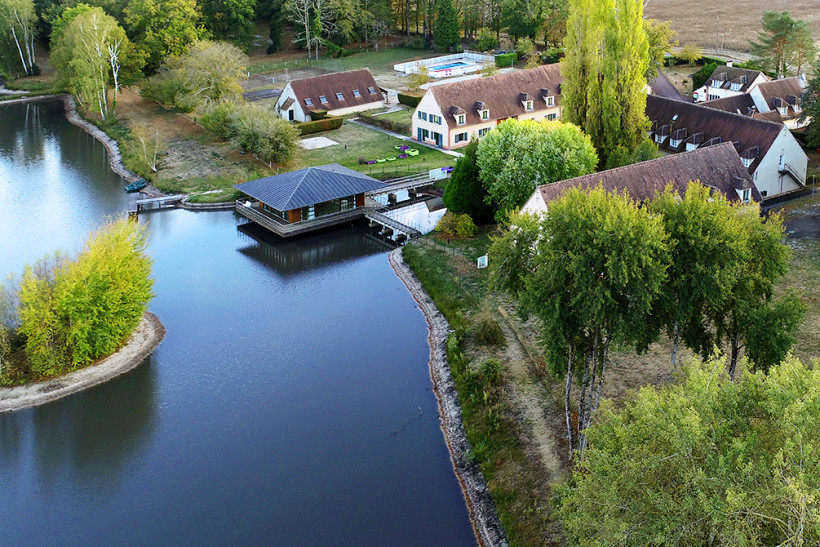 Domaine Sainte Montaine vue aérienne