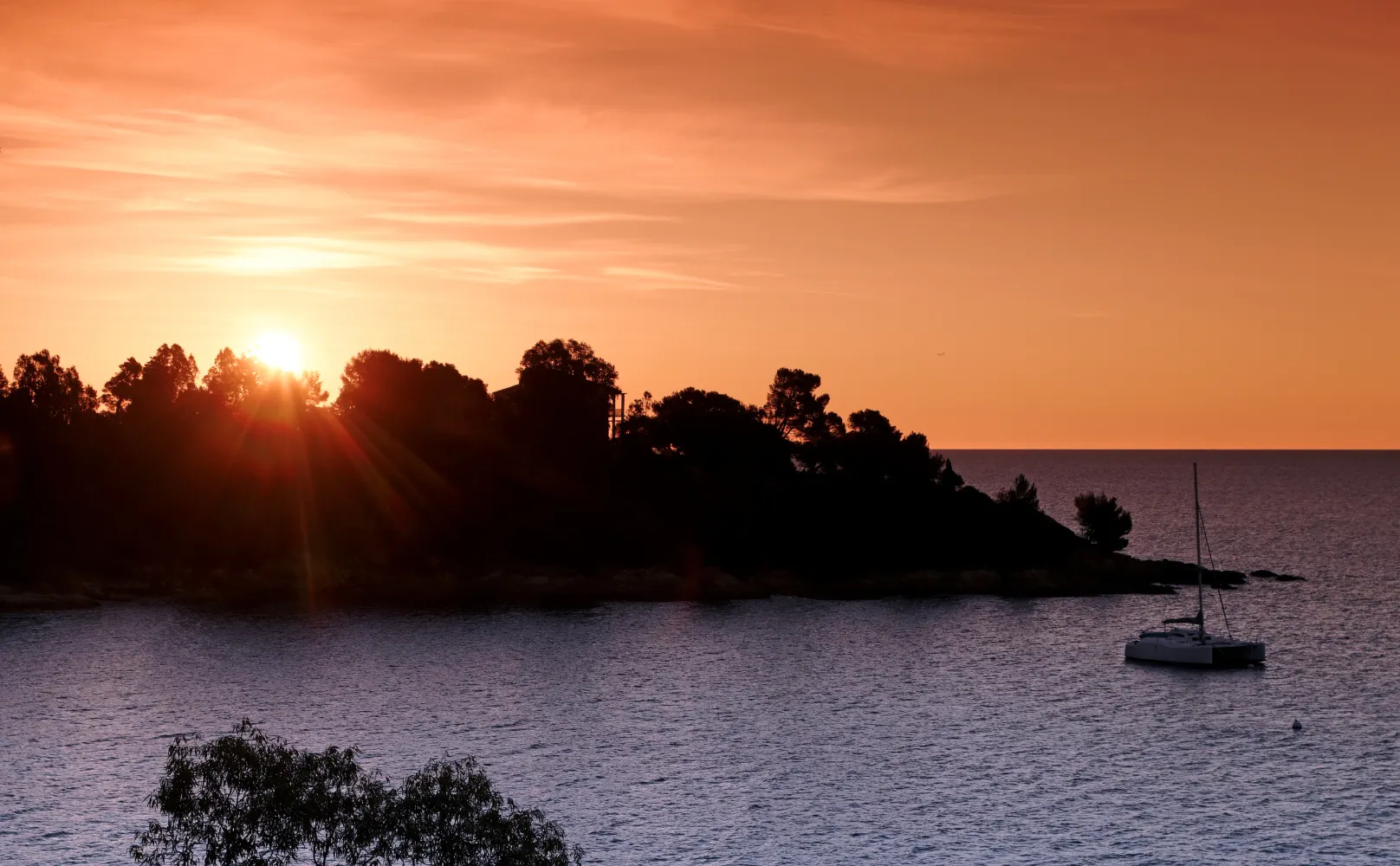 Paysage de la côte varoise