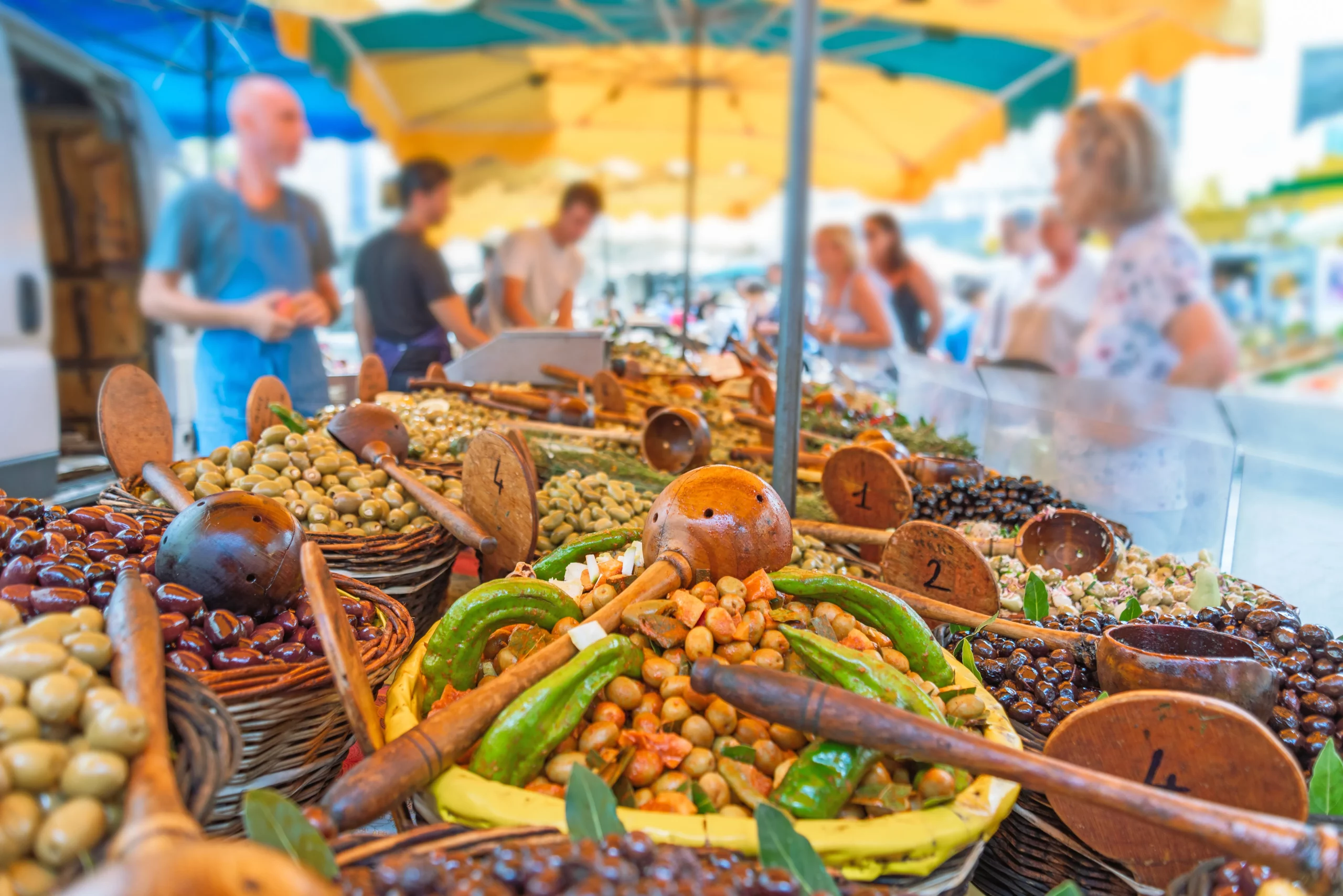 Marché dans la Drome