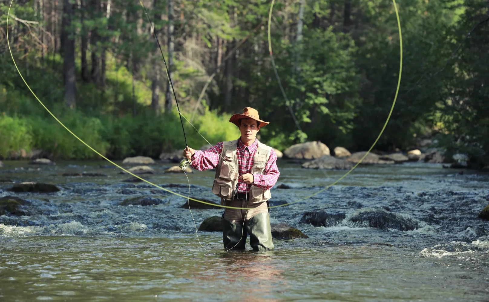 La pêche à la truite