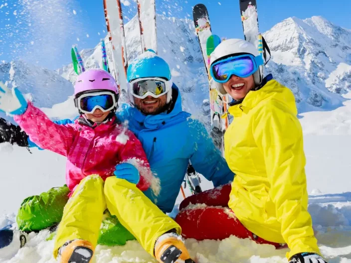 Vacances au ski en famille