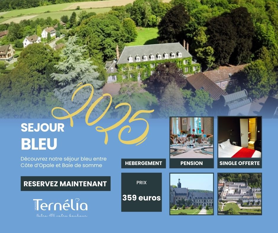 Séjour Bleu Manoir Canche