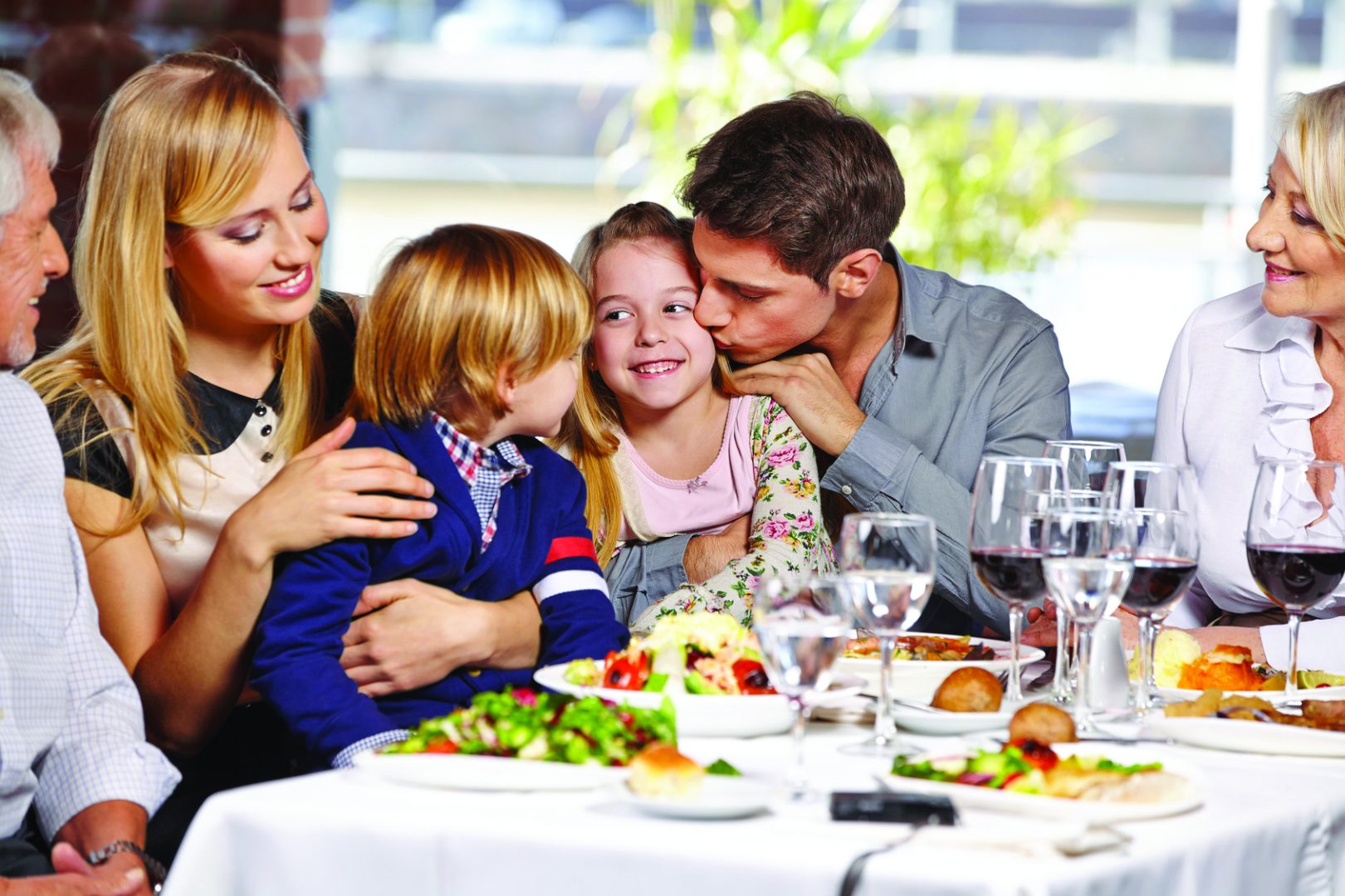 Moment de vacances en familles