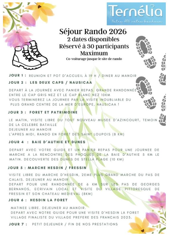 Rando 2026 Le Manoir De La Canche